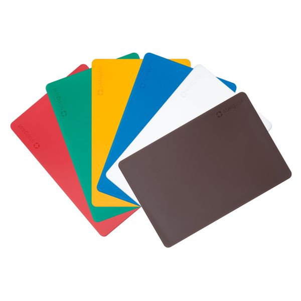 Stalgast HACCP Schneidbrettset 450x300 mm, 6- teilig, MS1169450