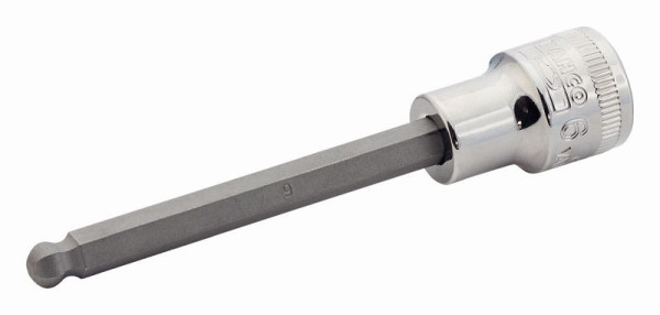 Bahco Schraubendreher-Einsatz 3/8", Innensechskant, Kugelkopf, 4 mm, 7409BH-4