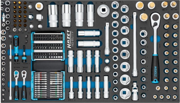 Hazet Werkzeug Satz, 231-teilig, 163-652/231, 4000896274789