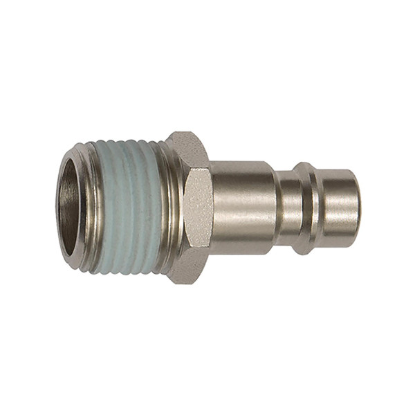 Riegler Nippel für NW7,2 - NW7,8,Stahl verzinkt,R1/8 AG,Gewindebeschichtung, 141545