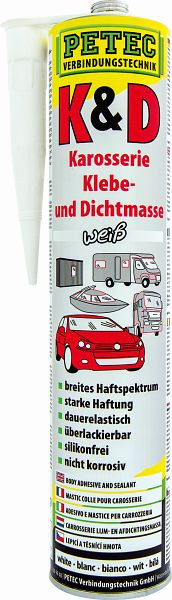 Petec K & D, Weiss, 310ml, VE: 12 Stück, 94530, 4013558945309