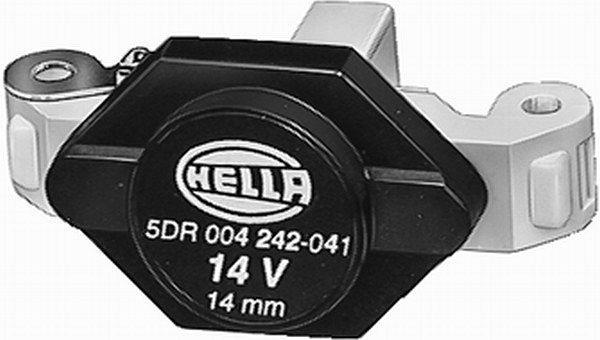 HELLA Generatorregler, 12V, Betriebsspannung: 14.5V, 5DR 004 242-041