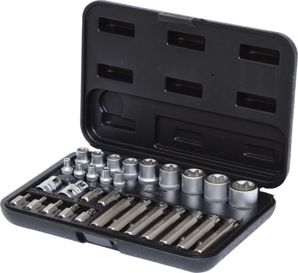 KS Tools Torx-Steckschlüssel- und Bit-Satz, 30-teilig, 911.4301-1