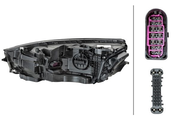 HELLA LED-Hauptscheinwerfer, für u.a. Audi A7 Sportback (4GA, 4GF), ECE, für Linksverkehr, rechts, 1LX 011 869-341