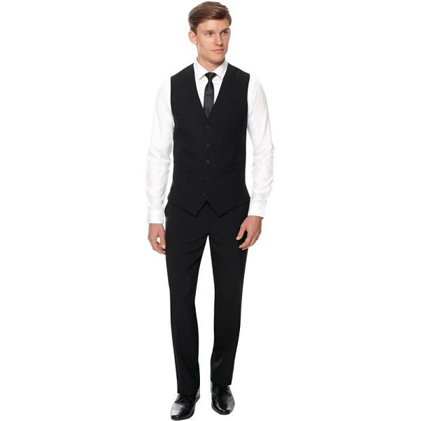 Events Herren Kellnerhose schwarz Standardlänge 48, BB170-38