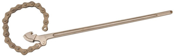KS Tools BRONZEplus Kettenrohrzange Durchmesser bis50mm leichte Ausführung, 963.1713