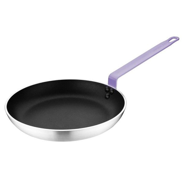 Hygiplas Teflon Platinum Plus antihaftbeschichtete Bratpfanne 240mm grün lila, FB477