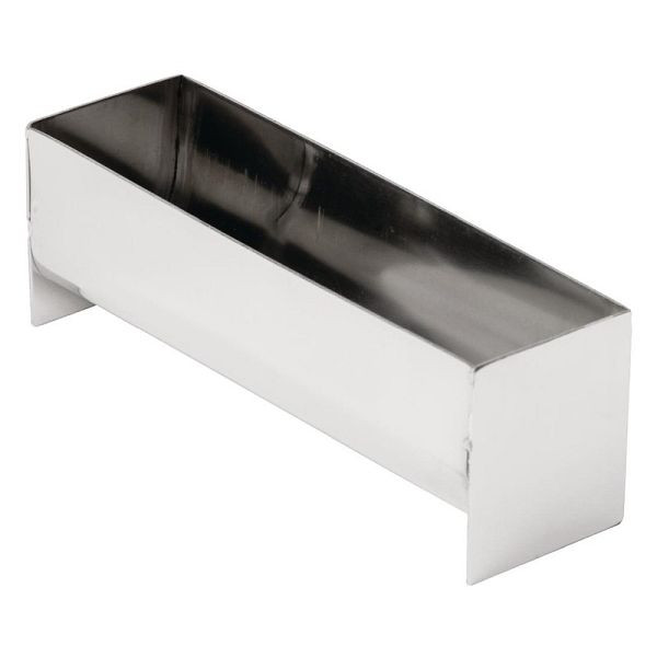 Vogue Edelstahl Terrinenform 13,5 x 3,5 x 4,5cm, E589, 5050984022456