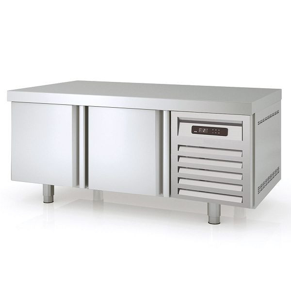 Vaiotec TOPLINE Unterbaukühltisch 700 / 2-fach GN 1/1 mit 2 Türen Breite: 1345 mm, 11563