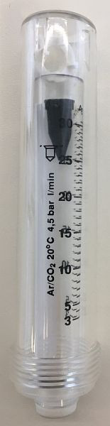 ELMAG Mengenmesser-Flowmeter-Schauglas, Ar/Co2 3-30 L/min. zu ECOMAT 2000 (1427001), 9054170