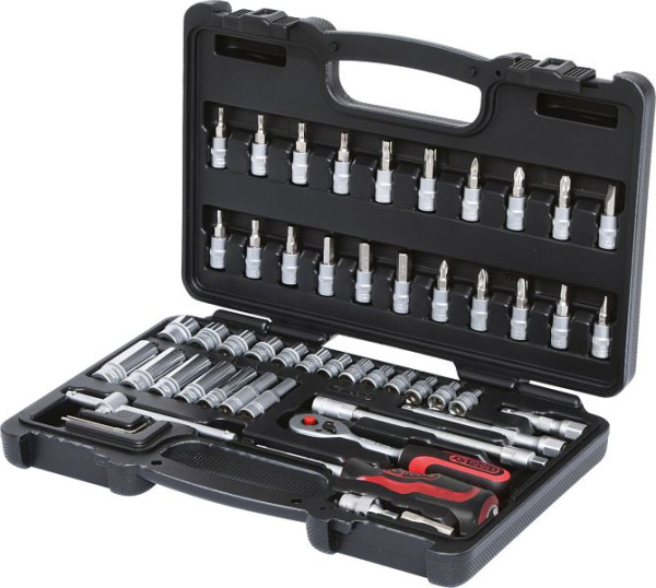 KS Tools 1/4" Steckschlüssel-Satz, 53-teilig, 911.0653, 4042146043387