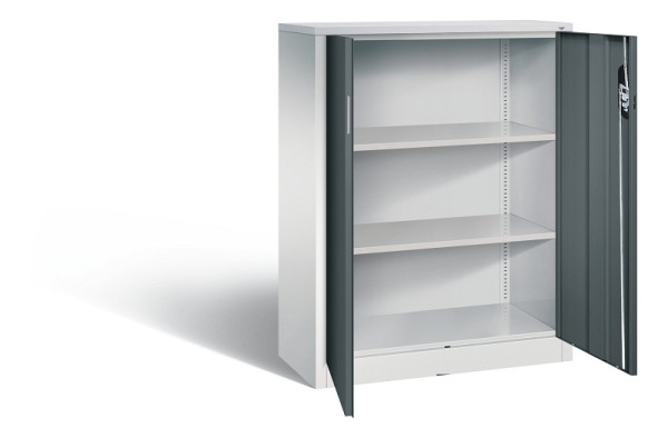 C+P Büroschrank Acurado, H1200xB930xT400mm, 7035/7016, 9267-1200 S10390