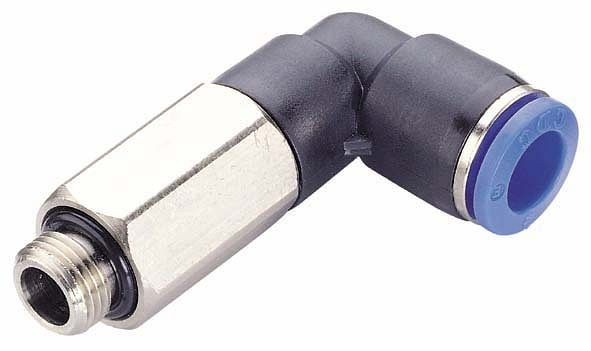 timmer B-WEdl-12-1/4-KU, Winkel-Einschraubverschraubung zylindrisch in langer Ausführungg, Schlauch-Ø: 12 mm, Gewinde: 1/4", VE: 5 Stück, 03180139