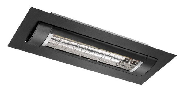 Solamagic S3 Deckeneinbau-Infrarotstrahler, inkl. Blende, 2.5 kW, titan, IP 45, 9300355