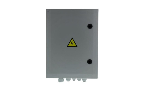 Solvido SOL-IQbox-eco-B/Hz Kamera Anschlusskasten für Videoüberwachung mit Steckdose, FI/LS und Heizung, 220522