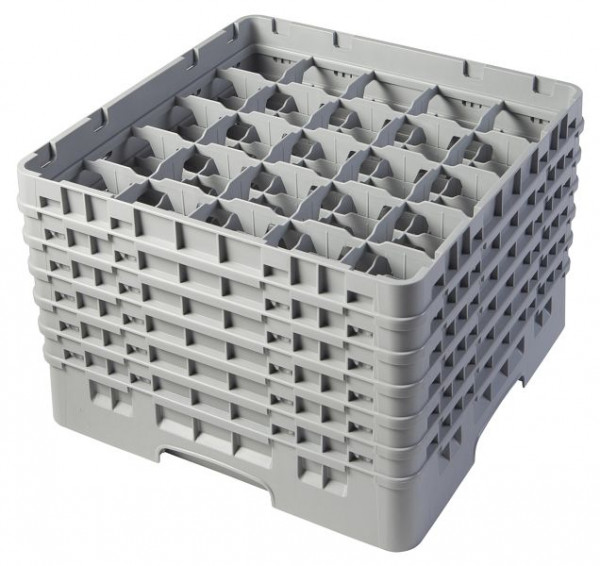 Cambro Spülkorb mit 25 Fächer Camrack® 29,8 cm weiches Grau, 25S1114151