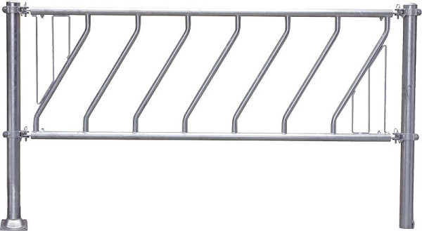 Patura Schrägfressgitter 3 m/ 6 Plätze, verzinkt, für Jungvieh, 334063