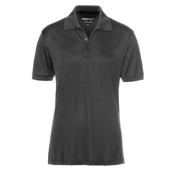 4PROTECT UV-Schutz-Poloshirt MADISON, grau, Größe: M, 3336-M