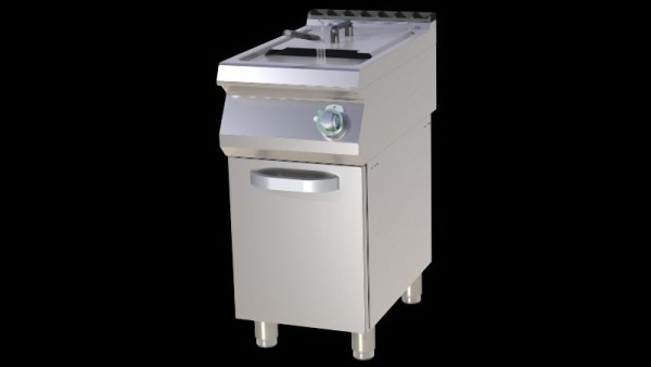 RM Thermik Serie 700, Elektro-Fritteuse mit Unterschrank, 800x730x900mm, 2 x 17 L Becken, FE-780/17E