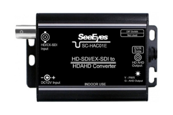SeeEyes Medienkonverter, HD/EX-SDI nach AHD, EX-SDI 1.0/2.0, 1080p, 12VDC, SC-HAC01E