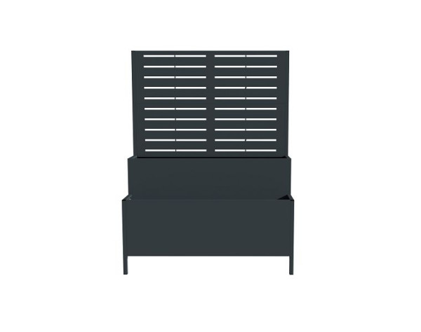 Westmann Pflanzkasten mit Rankgitter Dekora 5 Anthrazit, 40x90x120 cm, WMTBPPF-90120D