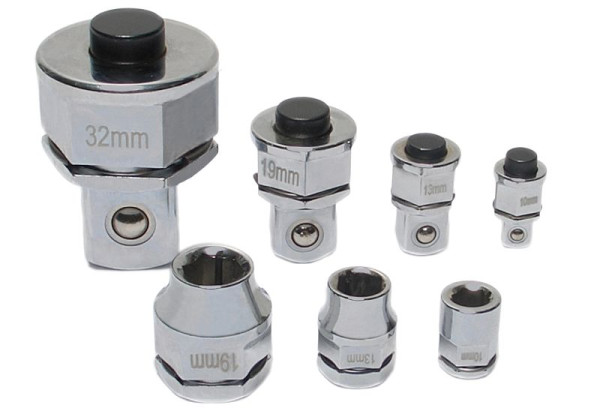 SW-Stahl Adaptersatz für Ratschenschlüssel, 7-teilig, 07925L
