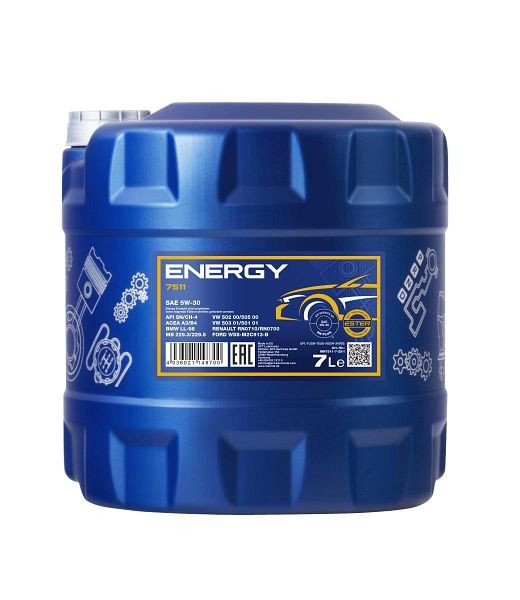 MANNOL Premium-Motorenöl 7511 Energy 5W-30, VE: 7 l, MN7511-7