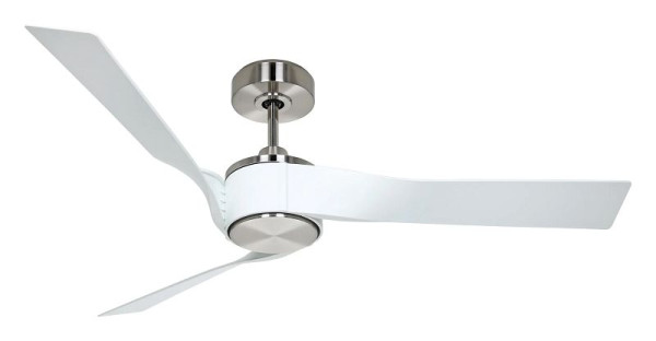 CasaFan Deckenventilator Eco Revolution Chrom gebürstet-Matt weiß, 313621