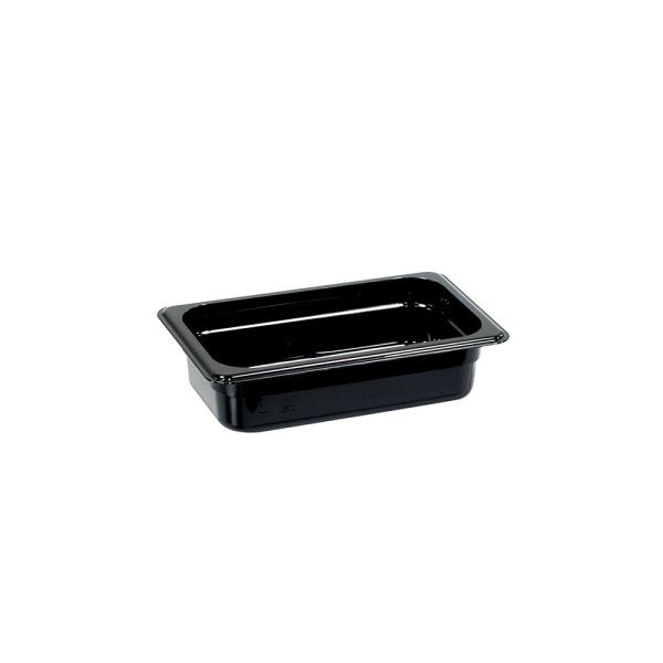 Stalgast Gastronormbehälter Serie Buffet, schwarz, GN 1/4, Höhe 65 mm, Polycarbonat, GN2314065
