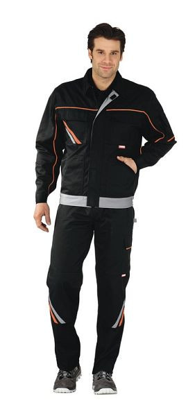 Planam Visline V2 Bundjacke, schwarz/orange/zink, Größe 54, 2481054