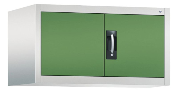 C+P Aufsatzschrank Acurado, H500xB930xT600mm, Farbe: Lichtgrau / Resedagrün, Muldengriff, 9294-000 S10001
