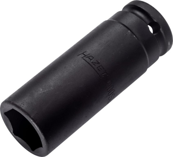 Hazet Schlag-, Maschinenschrauber Steckschlüsseleinsatz, Sechskant, Vierkant hohl 12,5 mm, 21 mm, Lange Ausführung, 900SLG-21