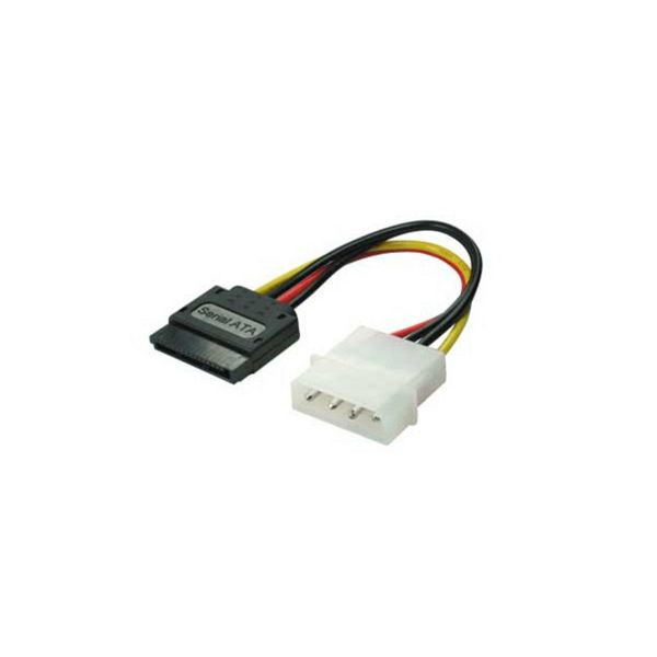 S-Conn SATA-Stromversorgungsadapter, Stecker 5,25" - SATA, 0,15m, 78236-HQ