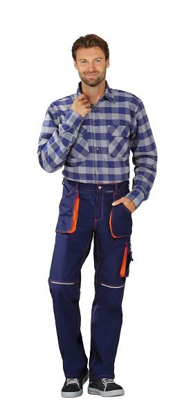 Planam Basalt Neon Bundhose, marine/orange, Größe 24, 6221024