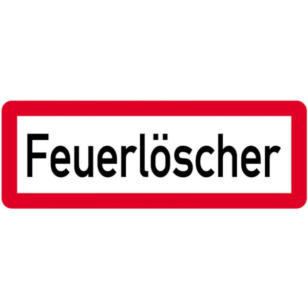 Stein HGS Sonderschild, Feuerlöscher, 597 x 210 mm, 14961