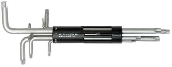 SW-Stahl Winkelschlüsselsatz, T-Profil, T10-T50, 8-teilig, 04485L