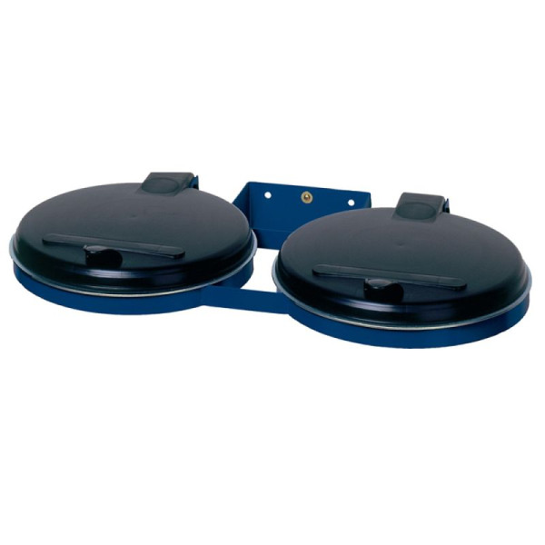 Stein HGS Müllsackhalter -Cubo Leya- (2-fach), enzianblau/Kunststoff/ schwarz, 17421