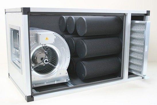 AIRFAN Filterzentrale zur Geruchsbeseitigung und Filterung von organischen Stoff, 120 kg, CCAM130