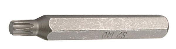 SW-Stahl Schraubendrehbit, 3/8", T-Profil, T40, lang, brüniert, Chrom-Vanadium-Stahl, 05233L