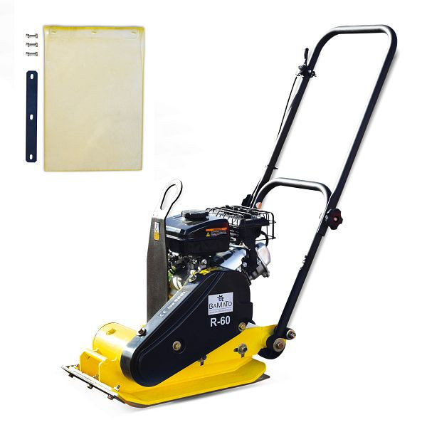 BAMATO Rüttelplatte mit Gummimatte, R-60, 4260537611513