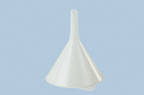 DENIOS Trichter aus Kunststoff, Durchmesser 164 mm, mit Öse zum Aufhängen, naturfarbend, VE: 12 Stück, 308407