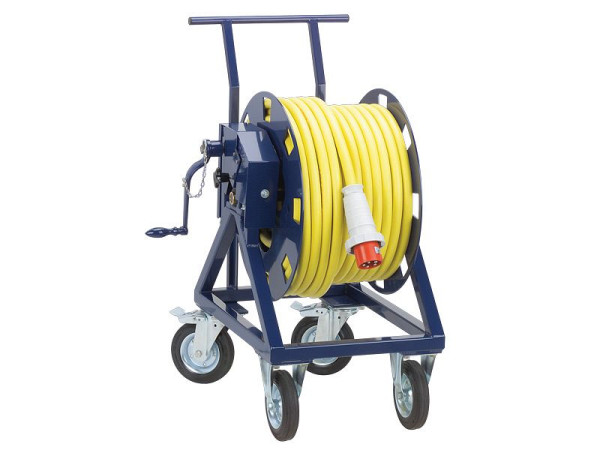 ELSPRO Leitungswagen LR600F, 40 m Leitung 5 G 16 mm², CEE Stecker 400 V 63 A, LR600F/CS40K6