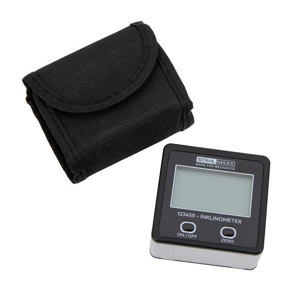Stahlmaxx Digitaler Neigungswinkelmesser, Inklinometer, 0.05°, magnetisch, XXL-123459