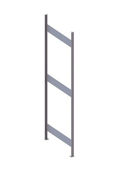 Meta S3 T2 N Steckrahmen 2500x800 mm, verzinkt, für Steckregal CLIP, 200177610