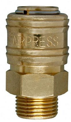 Airpress Druckluftkupplung Euro 1/4" Außengewinde, 46842