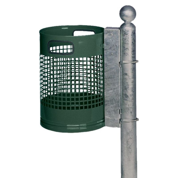 Stein HGS Abfallbehälter -Cubo Buena- komplett gelocht, feuerverzinkt, 17264