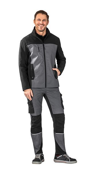 Planam Norit Herren Hybridjacke, schiefer/schwarz, Größe 110, 6501110