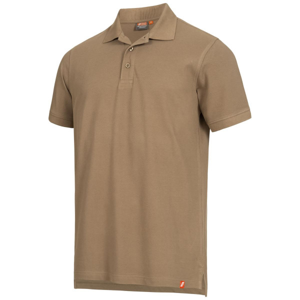 NITRAS MOTION TEX LIGHT, Poloshirt, vorgewaschen, Polokragen, 100% Baumwolle, 200g/qm, Größe: XS, Farbe: khaki, VE: 20 Stück, 7010-5100-XS