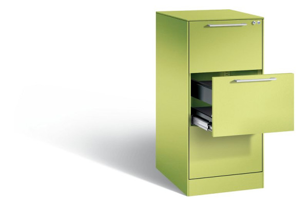 C+P Hängeregistraturschrank Asisto, H1010xB440xT600mm, Farbe: Viridingrün / Viridingrün, Bügelgriff, 146245-311 S10076