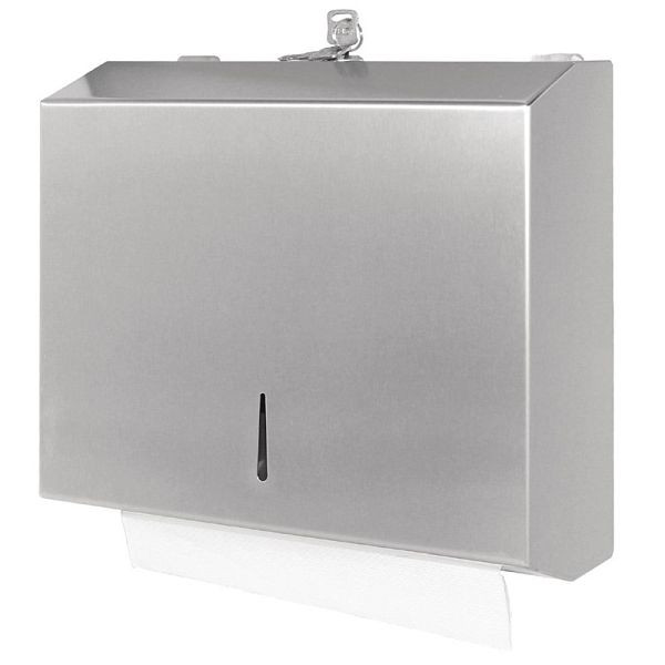 Jantex Handtuchspender aus satiniertem Edelstahl, GJ033